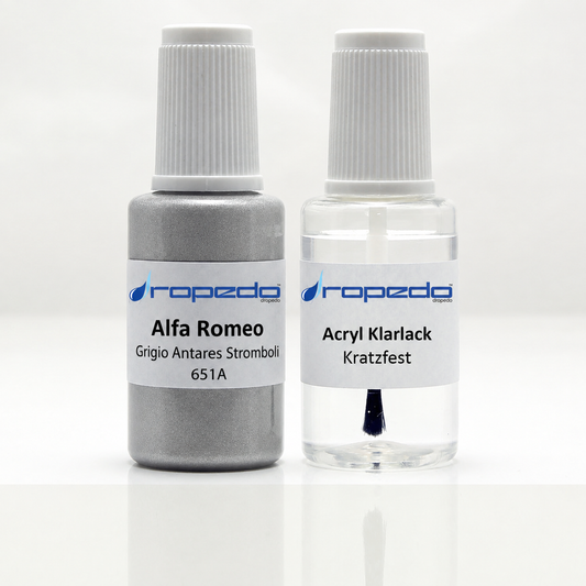 Lackstift-Set für Alfa Romeo 651A Grigio Antares Stromboli