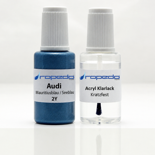 Lackstift-Set für Audi 2Y Mauritiusblau/Seeblau