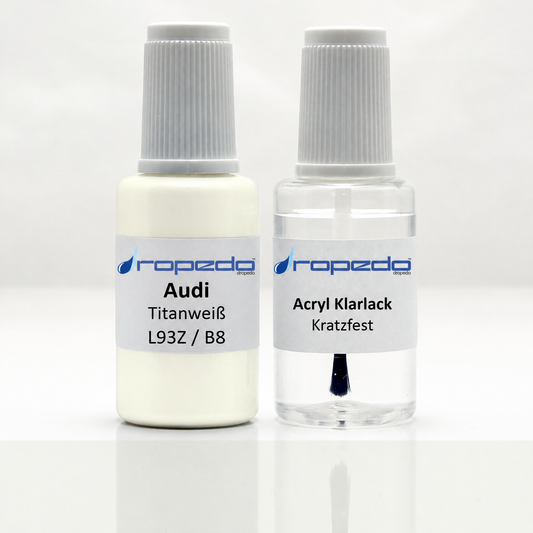 Lackstift-Set für Audi B8 Titanweiß