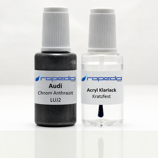 Lackstift-Set für Audi LUJ2 Chrom Anthrazit