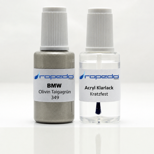 Lackstift-Set für BMW 349 Olivin Taigagrün