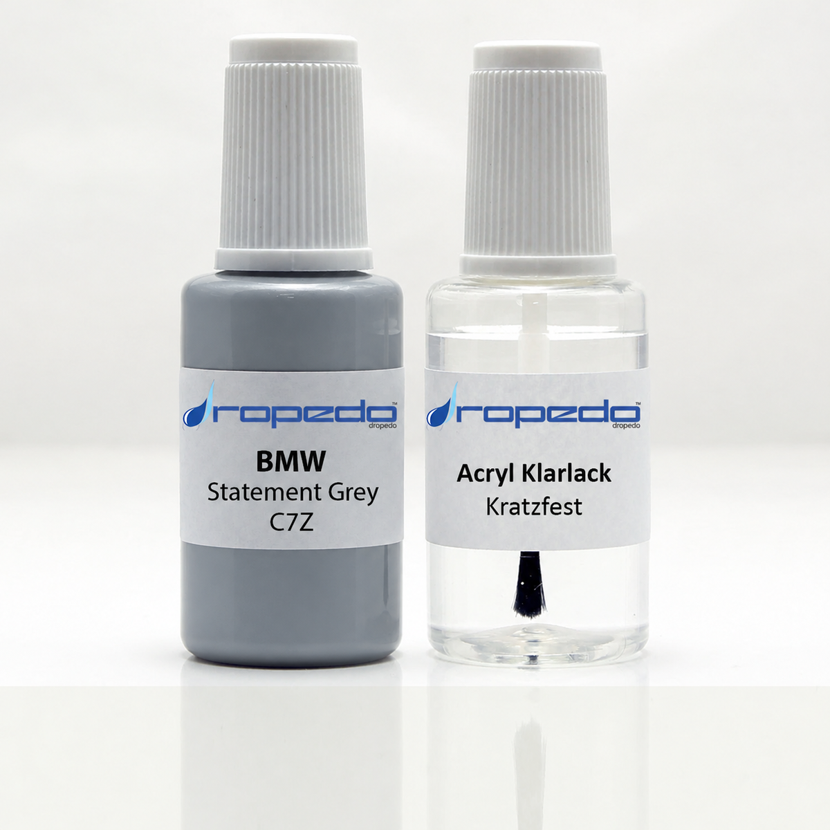 BMW C7Z Statement Grey Lackstift, 20 ml Basislack und 20 ml Klarlack