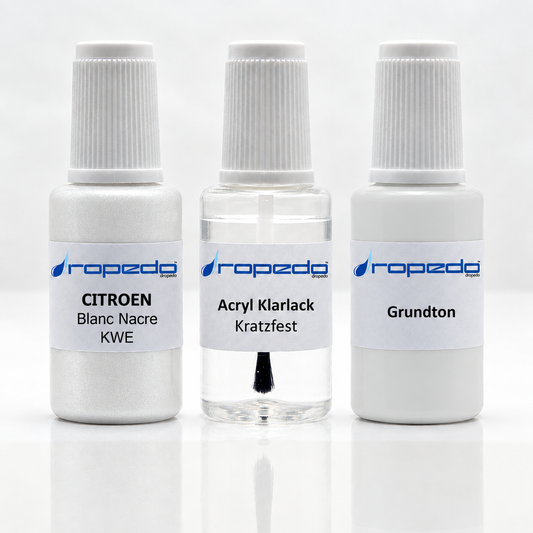 Lackstift-Set für Citroen KWE Perlmuttweiß Blanc Nacre