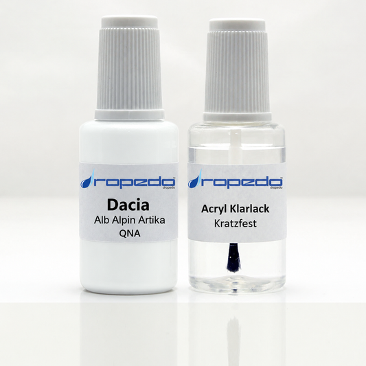 Lackstift-Set für Dacia QNA Alb Alpin Artika