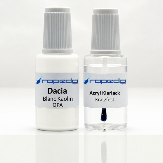 Lackstift-Set für Dacia QPA Blanc Kaolin Polar White