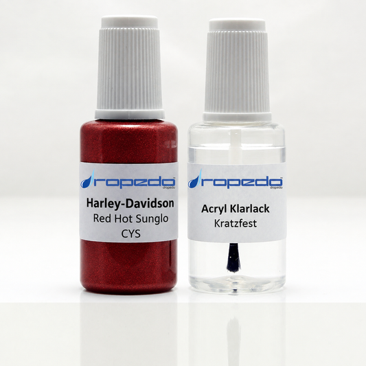 Lackstift-Set für Harley CYS Red Hot Sunglo