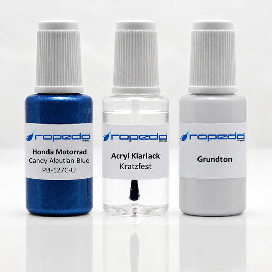 Lackstift-Set für Honda PB127CU Candy Aleutian Blue