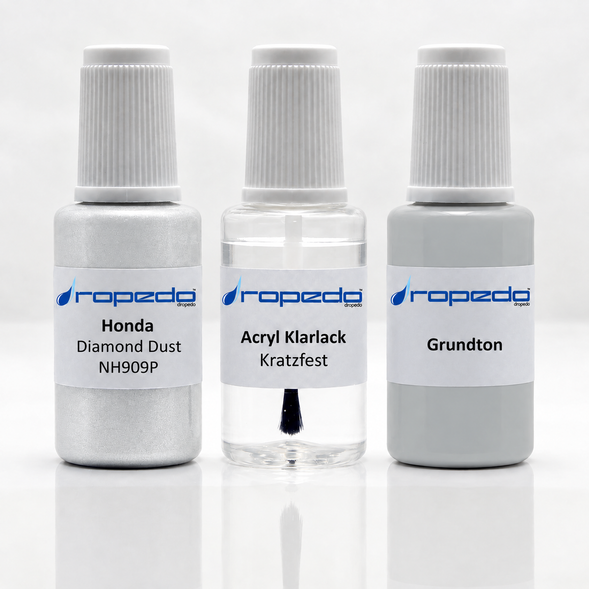 Honda NH909P Diamond Dust Lackstift-Set mit Grundton: Basislack, Klarlack und Grundton je 20 ml