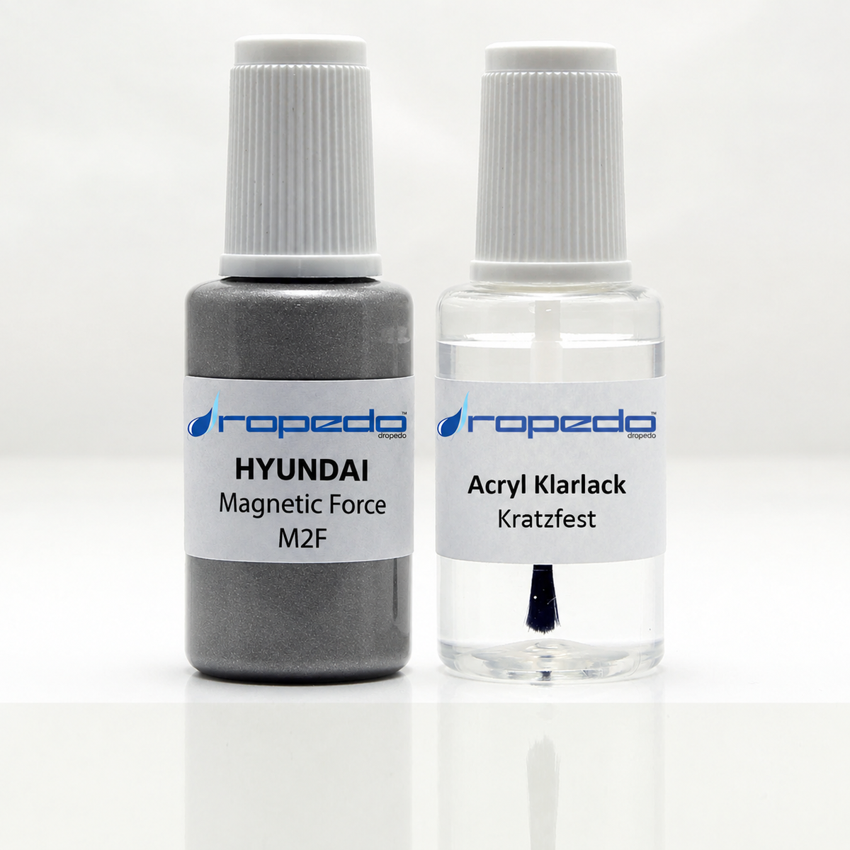 Lackstift-Set mit Klarlack für Hyundai M2F Magnetic Force Metallic