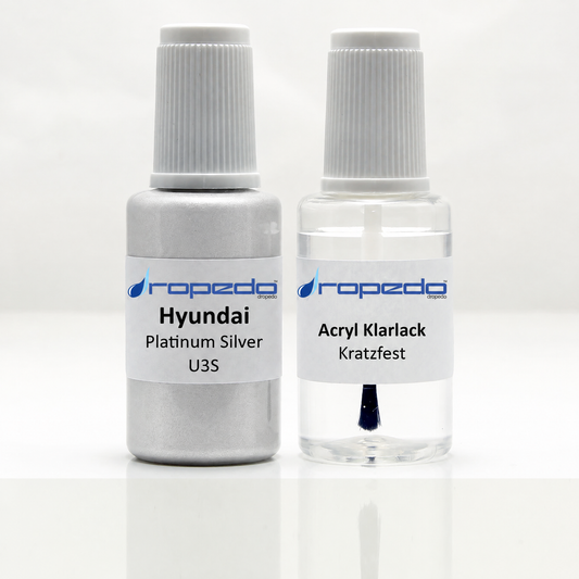Lackstift-Set für Hyundai U3S Platinum Silver