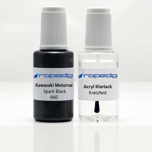 Lackstift-Set für Kawasaki 660 Spark Black