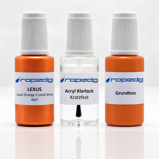 Lackstift-Set für Lexus 4W7 Lava Orange Chrystal Shine