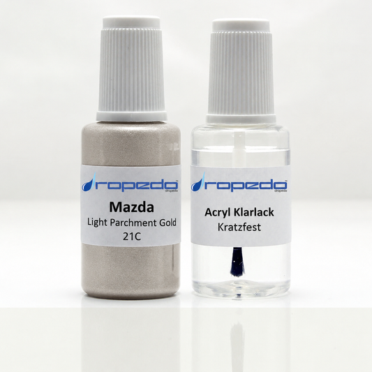 Lackstift-Set für Mazda 21C Light Parchment Gold