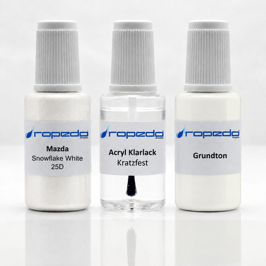 Lackstift-Set für Mazda 25D Snowflake White