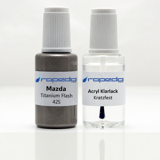 Lackstift-Set für Mazda 42S Titanium Flash