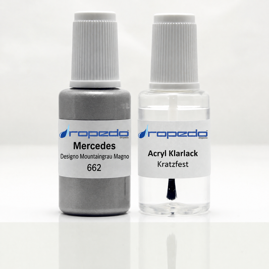 Lackstift-Set für Mercedes 662 Designo Mountaingrau Magno