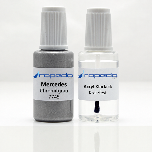 Lackstift-Set für Mercedes 7745 Chromitgrau