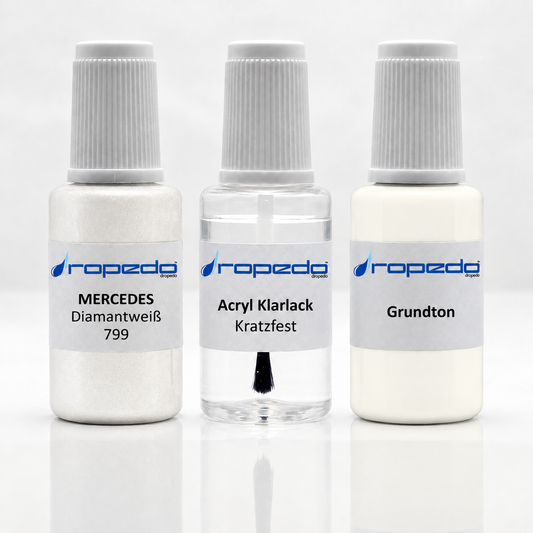 Lackstift-Set für Mercedes 799 Diamantweiß