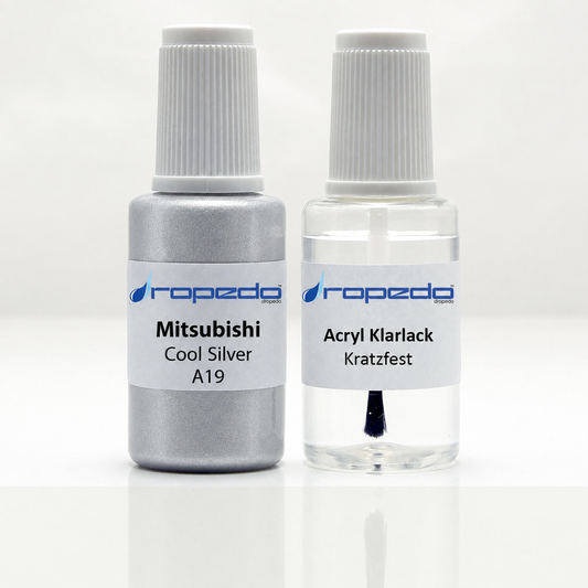 Lackstift-Set für Mitsubishi A19 Cool Silver