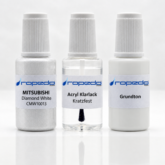 Lackstift-Set für Mitsubishi CMW10013 Diamond White