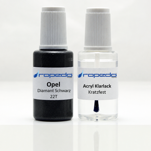 Lackstift-Set für Opel 22T Diamant Schwarz