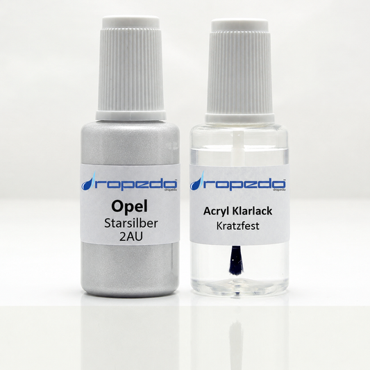 Lackstift-Set für Opel 2AU Starsilber