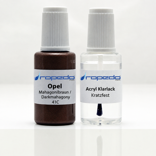 Lackstift-Set für Opel 41C Mahagonibraun Darkmahagony