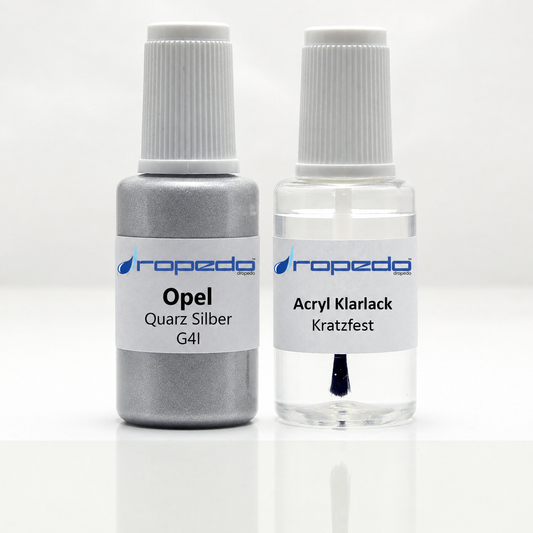 Lackstift-Set für Opel G4I Quartz Grey Artense Grey