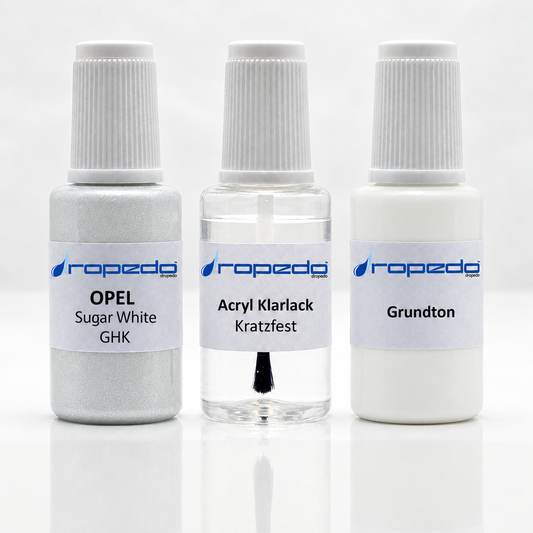 Lackstift-Set für Opel GHK Perlmuttweiß Sugar White