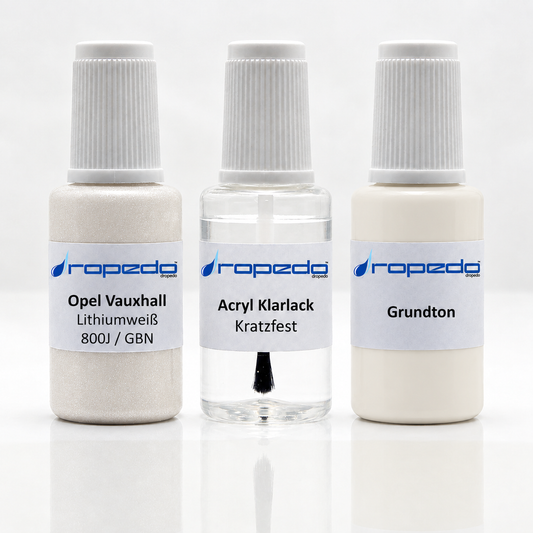 Lackstift-Set für Opel 800J Lithiumweiß