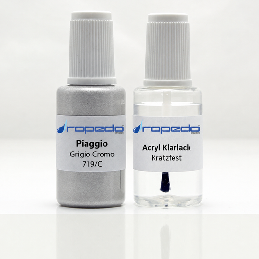 Lackstift-Set für Piaggio 719/C Grigio Cromo