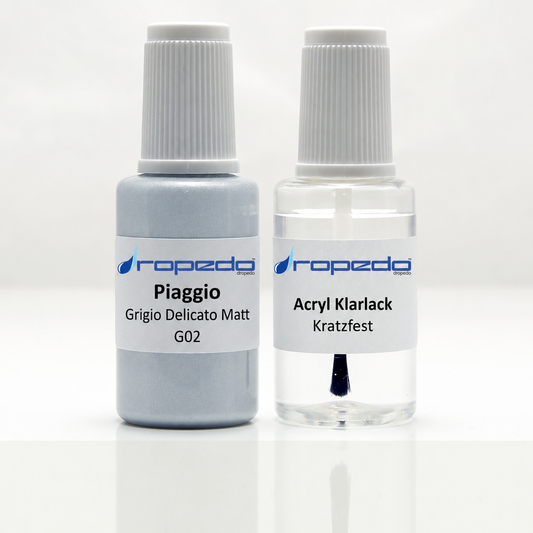 Lackstift-Set für Piaggio G02 Grigio Delicato Matt