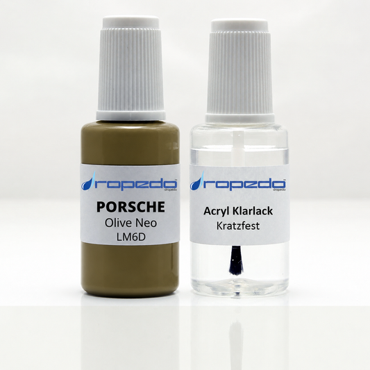 Lackstift-Set für Porsche LM6D Olive Neo