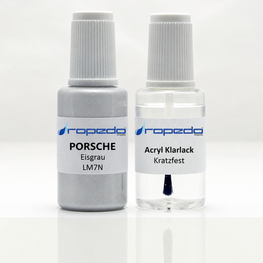 Lackstift-Set für Porsche LM7N Eisgrau
