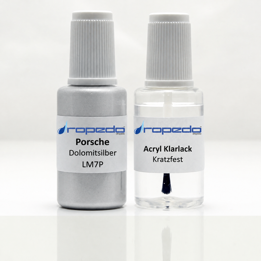 Lackstift-Set für Porsche LM7P Dolomitsilber