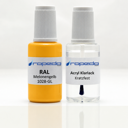 Lackstift-Set für RAL 1028GL Melonengelb