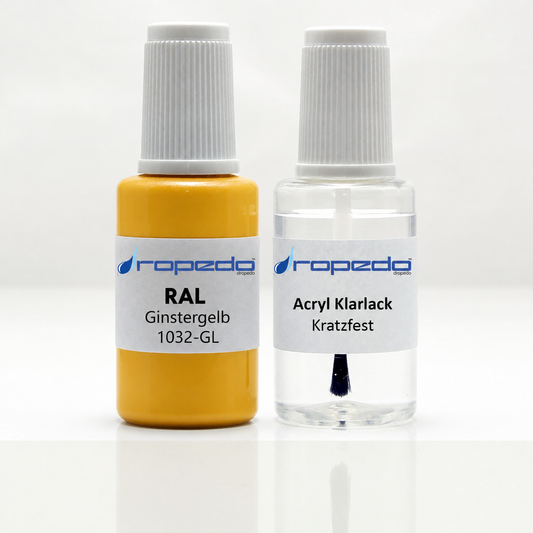 Lackstift-Set für RAL 1032GL Ginstergelb