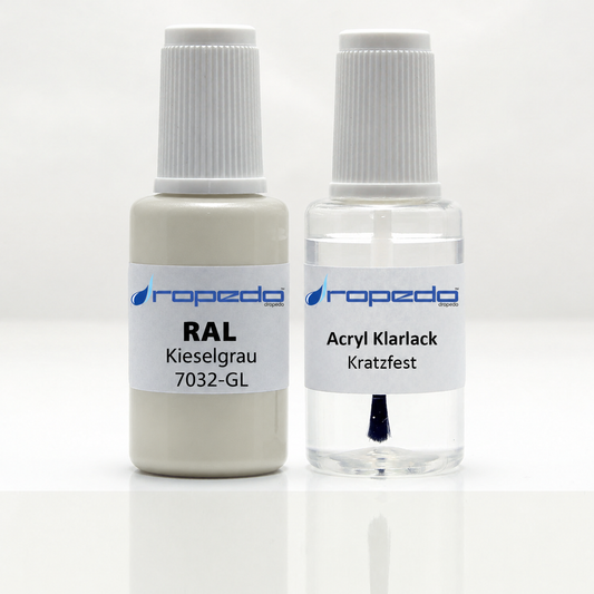 Lackstift-Set für RAL 7032GL Kieselgrau