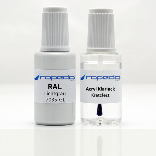 Lackstift-Set für RAL 7035GL Lichtgrau