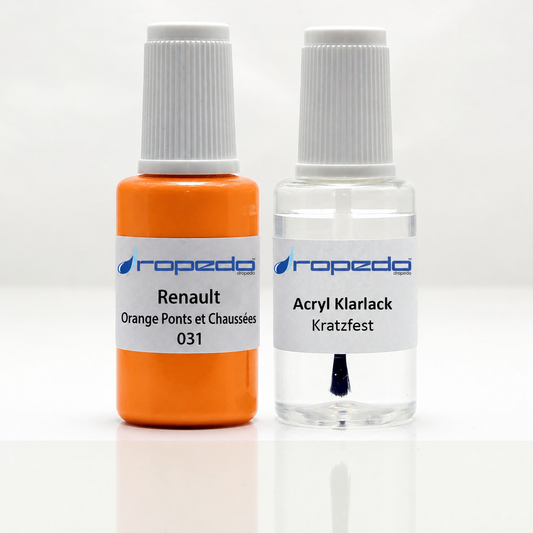Lackstift-Set für Renault 031 Orange Ponts et Chaussees