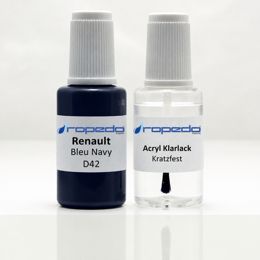 Lackstift-Set für Renault D42 Bleu Navy/Marineblau