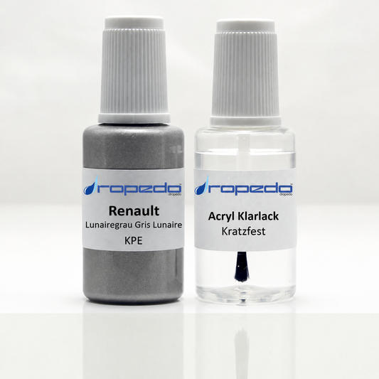 Lackstift-Set für Renault KPE Lunairegrau Gris Lunaire