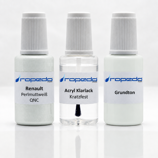 Lackstift-Set für Renault QNC Perlmuttweiß Blanc