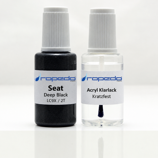 Lackstift-Set für Seat 2T Deep Black Deep Schwarz