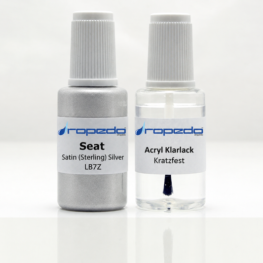 Lackstift-Set für Seat LB7Z Satin Sterling Silver