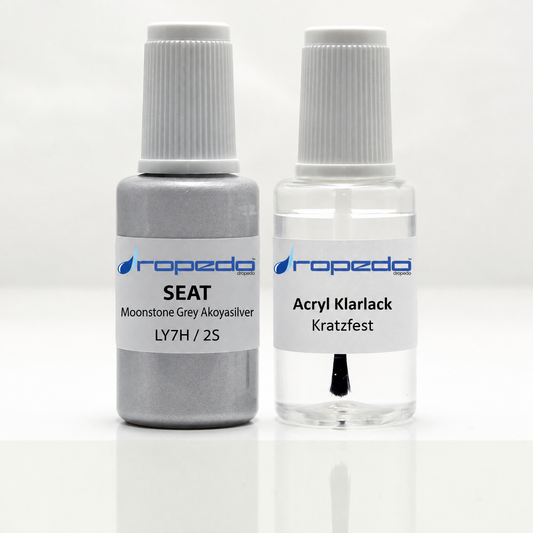 Lackstift-Set für Seat 2S Moonstone Grey Akoyasilver