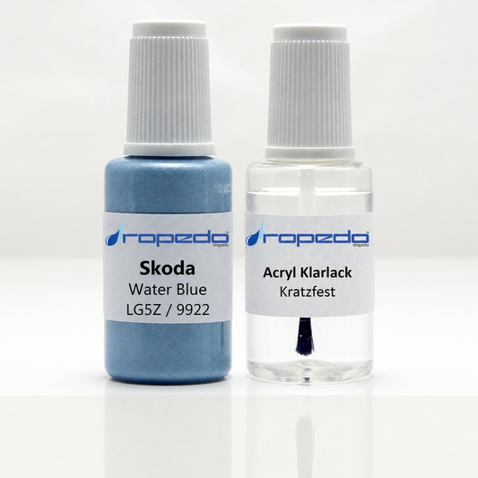 Lackstift-Set für Skoda 9922 Modra Water Blue Delight Water Blue