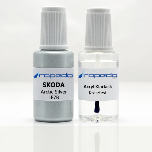 Lackstift-Set für Skoda LF7B Arctic Silver