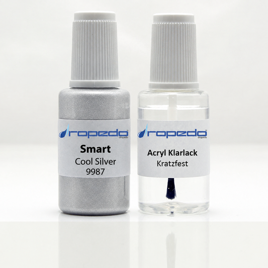 Lackstift-Set für Smart 9987 Cool Silver