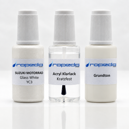 Lackstift-Set für Suzuki YC3 Glass White